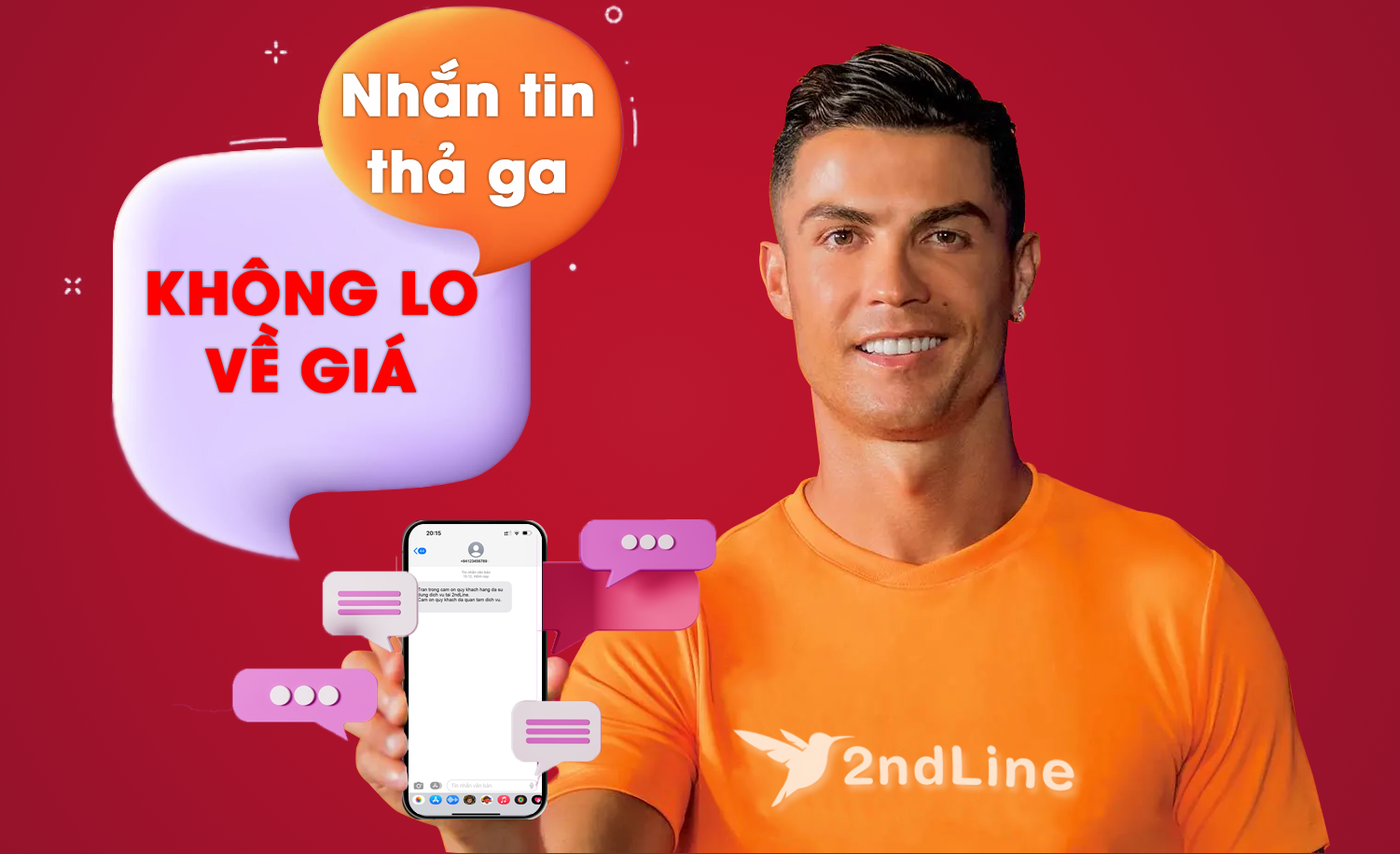 Ra mắt tính năng nhắn tin SMS - tính năng độc quyền tại 2ndLine.io